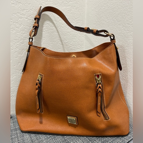 Dooney & Bourke Florentine Hobo bag in chestnut - Picture 1 of 2